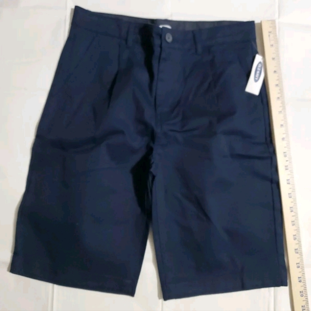 *: old navy boys sz. 14  navy blue school uniform short pants
